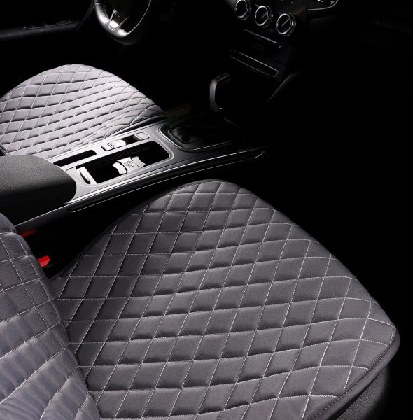 Cojines de Asiento Apto para Renault Fluencia Desde Año Fab. 2010 Gris 2er - Imagen 4 de 4