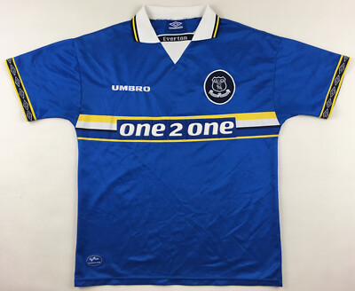 Everton Retro Everton Umbro Kit Everton Liverpool FC 1997 1999