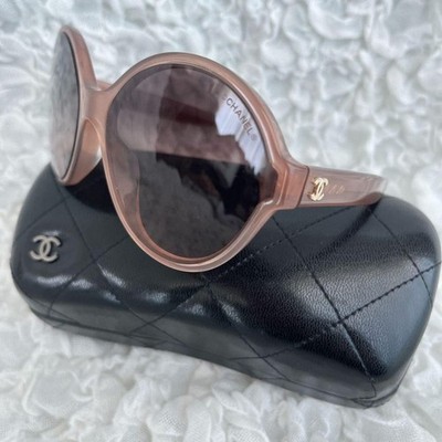 CHANEL   Coco mark sunglasses logo brown gold from Japan