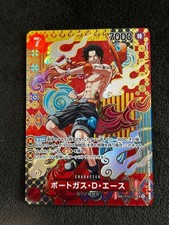 Portgas D. Ace OP02-013 SP Japanese Pattern ONE PIECE Card Japanese