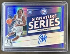2020-21 Donruss Optic Tyrese Maxey Signature Series RC Purple Prizm Auto #SS-TYM