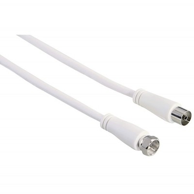 Hama 10m Sat-Kabel Adapter Antennen-Kabel 90db Koaxial-Kabel Koax-Kabel 4K HD TV