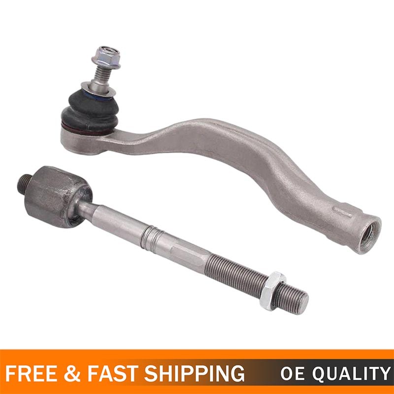 Fit Maserati Ghibli Quattroporte 18-23 Left Inner & Outer Tie Rod End