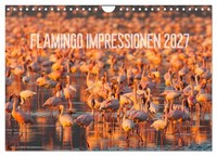 "Calendar 2027 · US Version · Flamingo Impressionen 2027 (Wall Calendar 2027 12\""