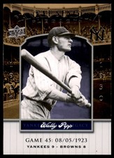 2008 Upper Deck Yankee Stadium Legacy #29 Wally Pipp New York Yankees