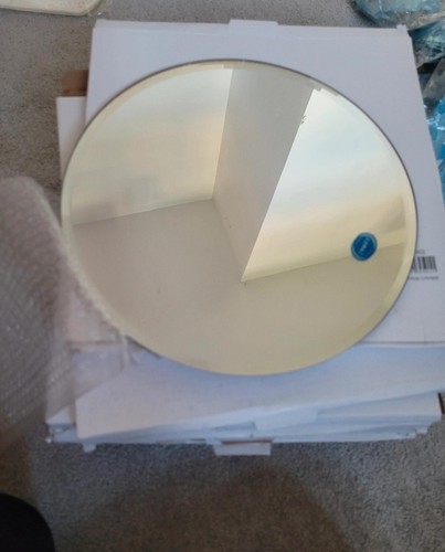 10 x 25cm Round Bevelled