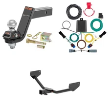 CURT Trailer Hitch Cargo Package 45144 2in Cushion Ball Mount Anti-Rattle 13585