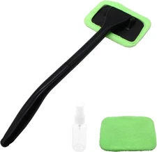 Car Window Cleaner Kit Windshield Cleaning Tool with Extendable Long Handle a...