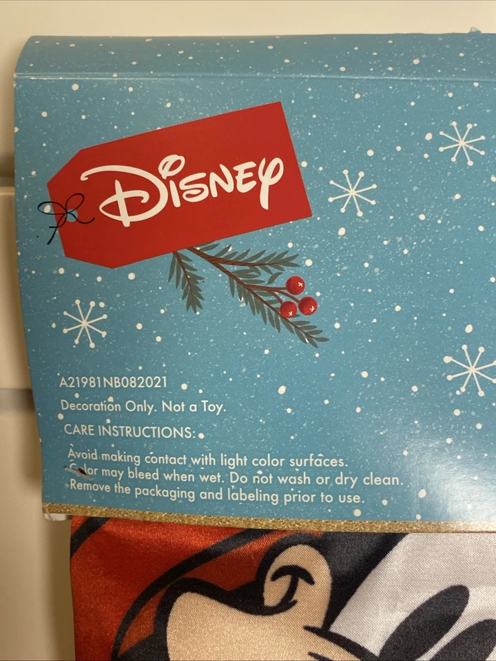 Disney Mickey & Friends 48” Christmas Tree Skirt RUZ Holiday Decor - NEW - Image 4 of 4