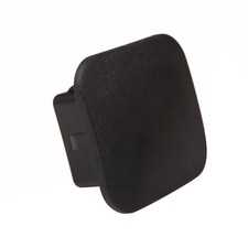 Schwarze Anhängerkupplung Rohrabdeckung Vierkantöffnung 2" Schwerlast Gummikappe Universal