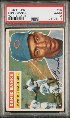 1956 Ernie Banks [White Back] #15