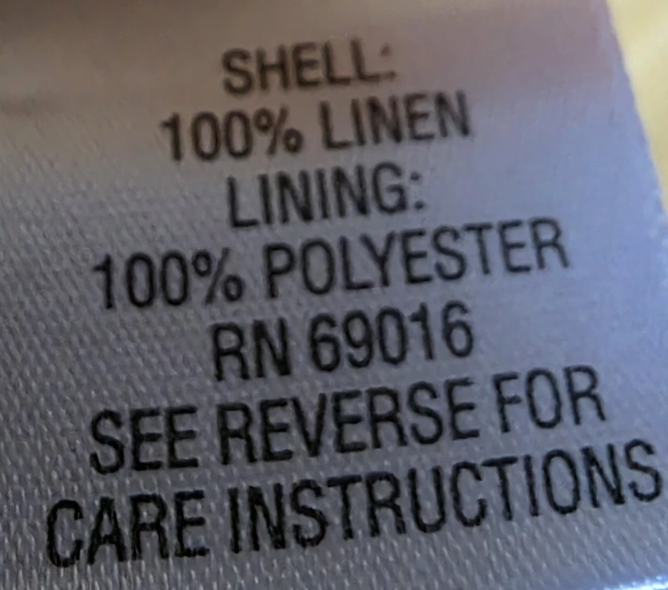 Studio Works Womens Blazer Jacket Coat Size M Medium 3/4 Sleeve Linen NEW - Image 3 of 4