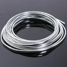 20FT Chrome Car Door Edge Molding Trim Seal Strip Scratch Protector Guard Decor@