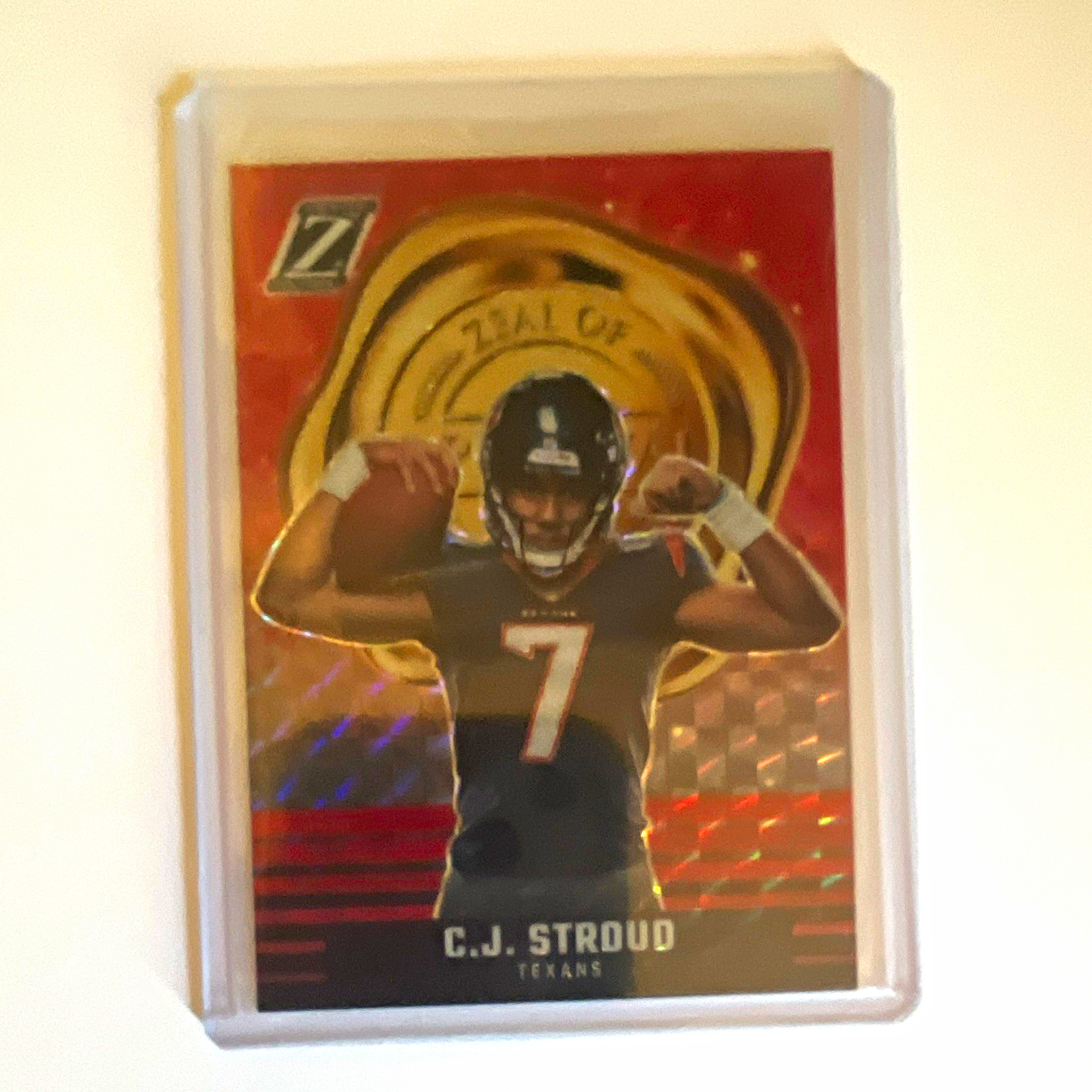 Panini 2023 Zenith Zeal of Approval C.J. Stroud Rookie Red #24 Texans