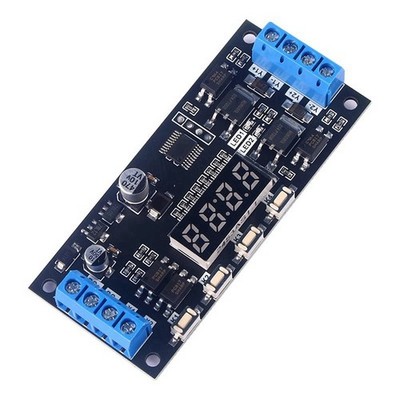 MOS-LED-Digital-Zeitverzögerungsrelais-Trigger DC 12 V 24 V Dual-Wege-Hochl9845