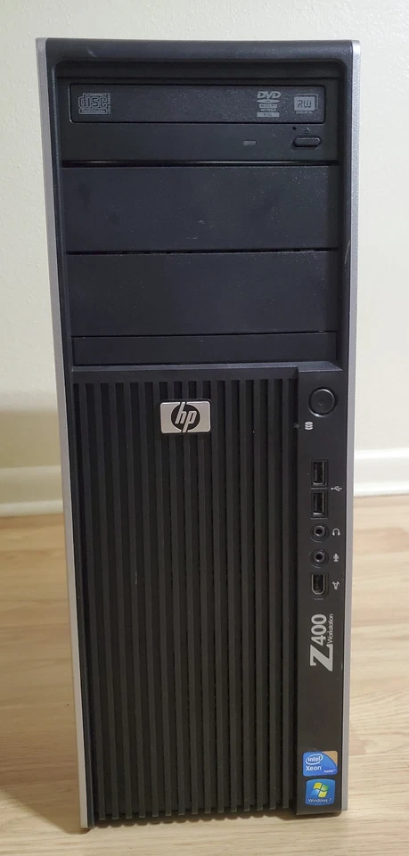 HP Workstation Z400 Xeon 2.67GHz 1080 GB Windows XP & XP 64bit 1GB Video Card - Image 2 of 4