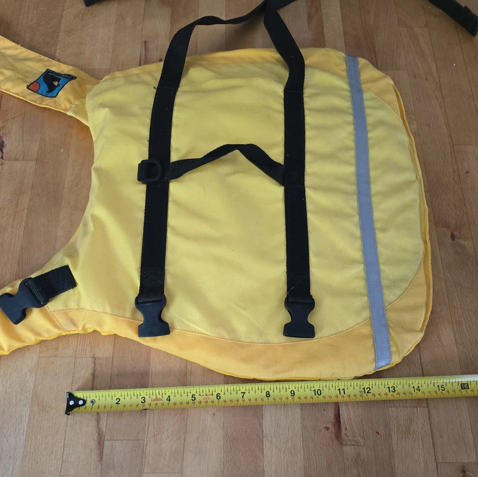 MTI Adventurewear Dog Canine Adjustable Life Jacket  XL Yellow - Image 2 of 4