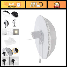 60" Parabolic Umbrella Diffuser Cover - Soft Light Cloth for 16 Rods, Reflective