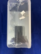 Whiskey Bourbon Ice Ball Maker Mold with Lid & Storage Bin 1.9" Round Cube Black