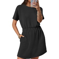 Amazon Black T-Shirt Dress, size Medium