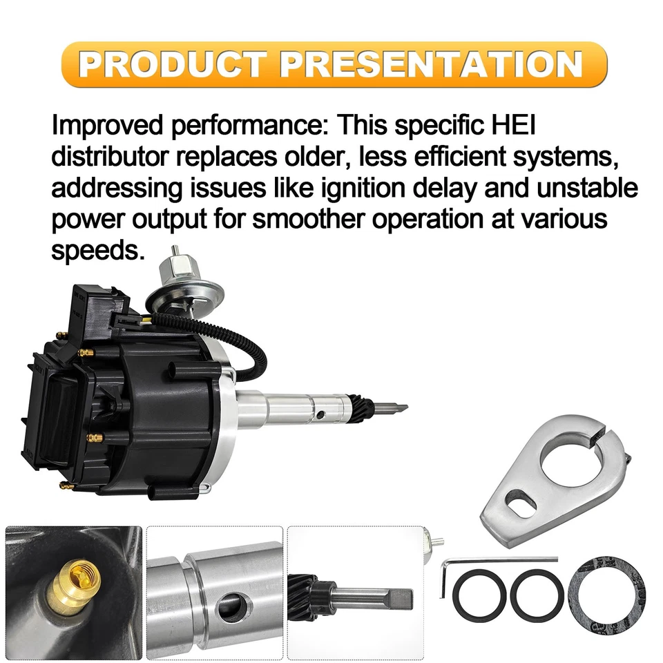 NUEVO DISTRIBUIDOR HEI 2896516-BLK para Chevy Straight 6 216/235/261 1942-1961 temprano Foto 3 de 4