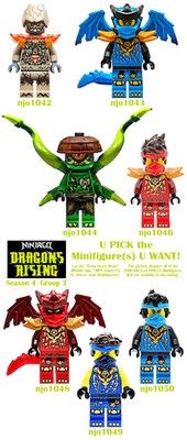 Genuine LEGO U PICK Ninjago DRAGONS RISING SEASON 4 Minifigures Group 3 **NEW**