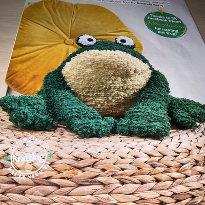 Amanda Berry Meet Ribberto Frosch Chunky Stofftier Strickanleitung