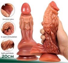 Big Fantasy Dildo Realistic Dong Silicone Big Cock Anal Vagina Adult Toy