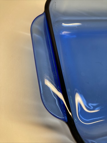 Pyrex Blu Cobalto #232 Teglia da Forno Rettangolare 2 Qt 11x7x1,5 IN Made In USA - Foto 5 di 9