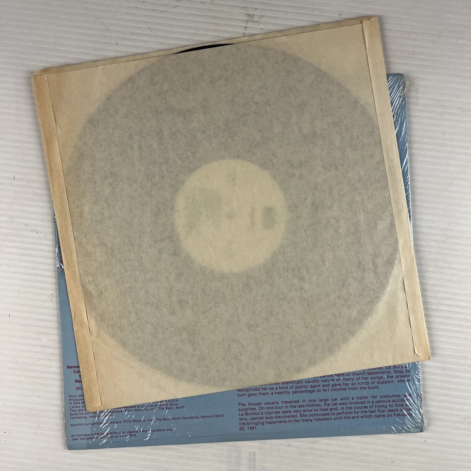 La Bolduc – La Bolduc LP Record Vinyl - Philo Reissue Mary Rose-Anna Travers - Image 3 of 4