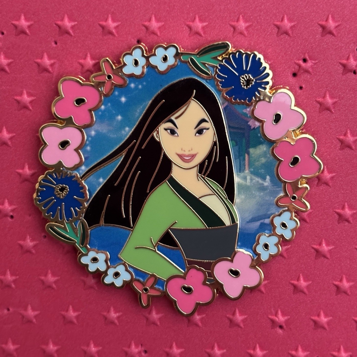 PALM Mulan Floral Wreath Pin