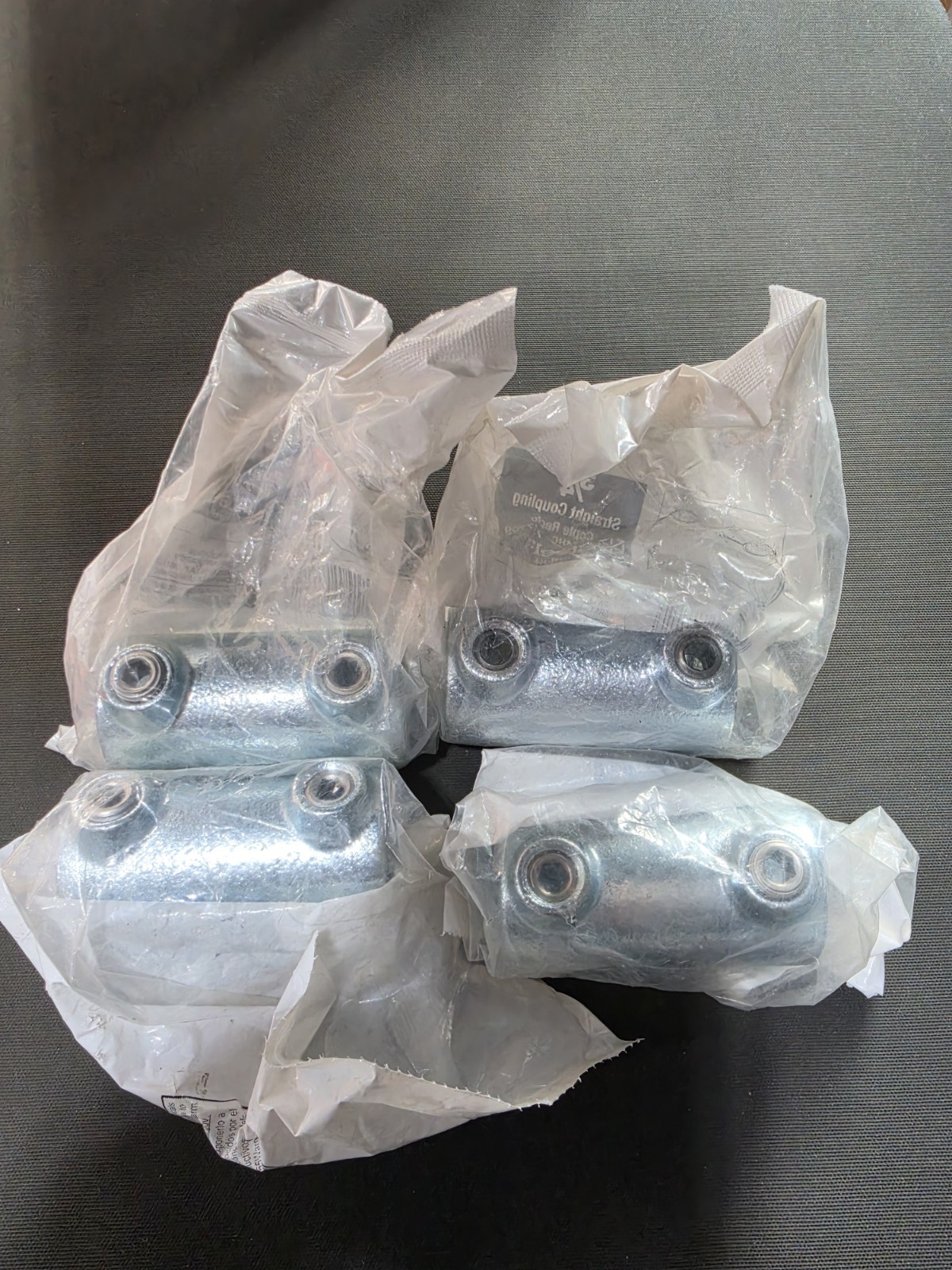 SteelTek 674-904HC 3/4 in Galvanized Straight Coupling Structural Pipe Fitting