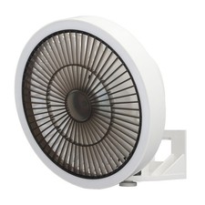 Small Wall Mount Fan with Remote Control Mini Oscillating Fan with Night Light 3