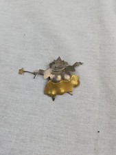 FAR FETCHED STERLING MIXED METALS PIN BROOCH ...