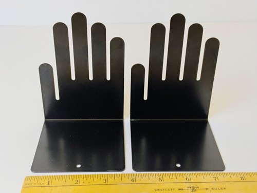 Vintage Spectrum Division Designs Hand Book Ends 70s Post Modern Midcentury - Picture 2 of 4