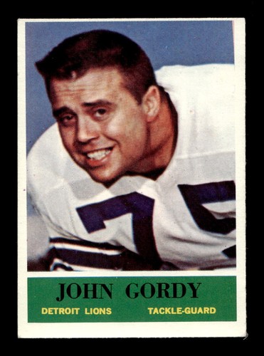John Gordy #60 1964 Philadelphia card