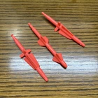 3 Vintage 1993 GI JOE GHOSTSTRIKER X-16 Jet Orange / Red Missiles PARTS Weapons