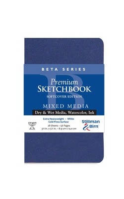 Stillman & Birn Beta Series - Softcover Sketchbook - Portrait  3 x 5 - 270gsm