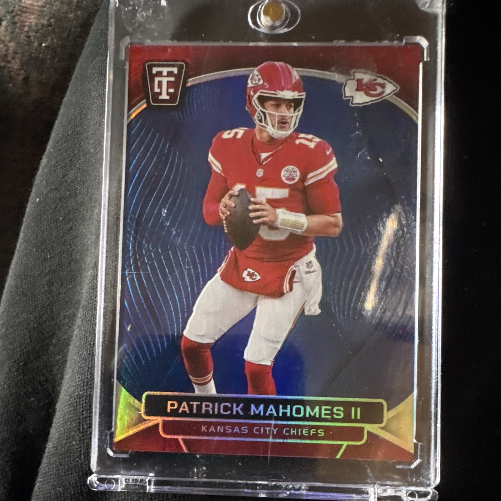 Panini 2024 Totally Certified Patrick Mahomes II Mirror Platinum Blue /149 #43