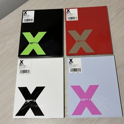 Monsta X The X Mini Album Complete 4 Version Set Kpop CD Photobook Collectible