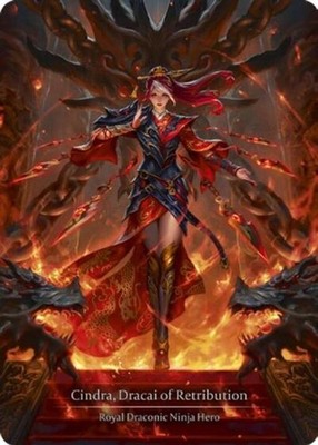 Flesh and Blood FAB Cindra, Dracai of Retribution (Marvel) NM 1st