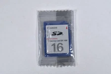 NIP Canon OEM 16MB SD Memory Card SDC-16m Made in Japan Original Genuine