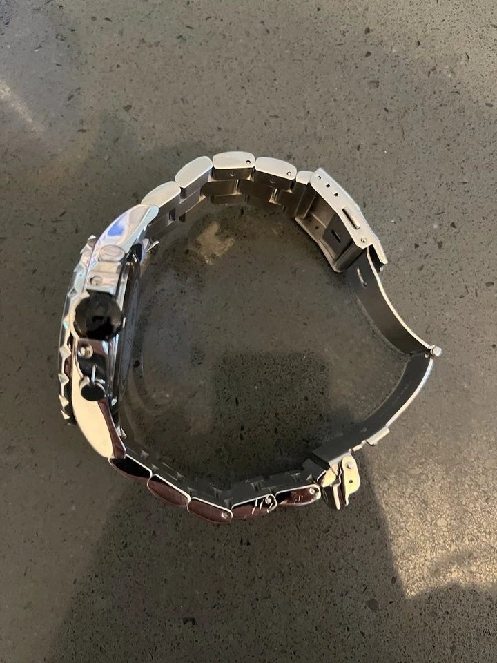 Swiss Precimax Chronograph Silver Men’s Watch Black Dial - Image 2 of 4