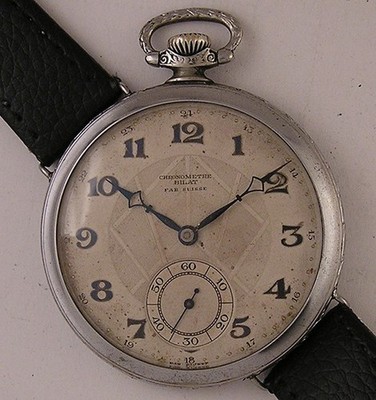 Vintage Chronometre Bilat 130 Years Old Swiss Wrist Watch A++ Fully Serviced
