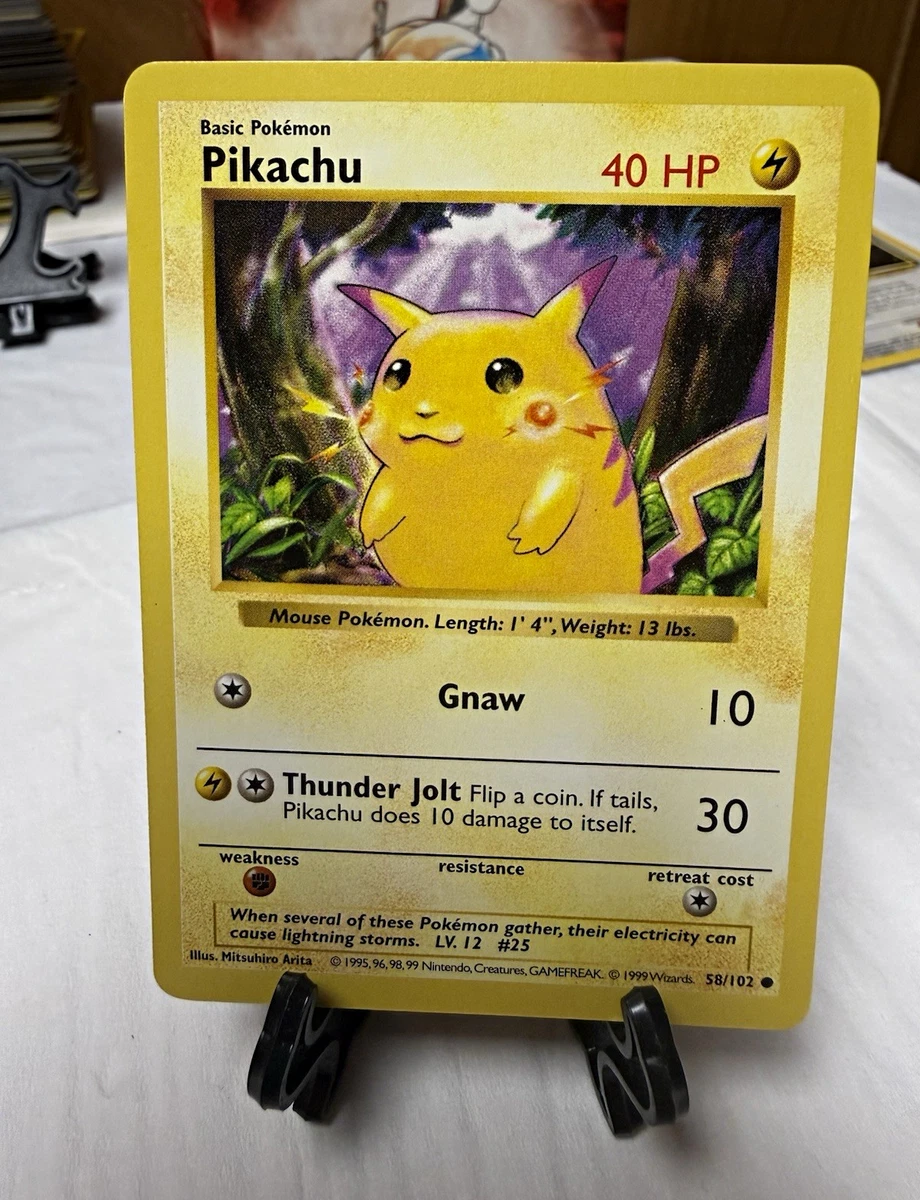 Pokémon TCG Rare Base Set Shadowless Individual Collectible Card