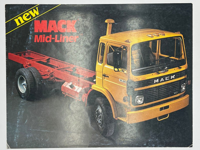 1981 MACK TRUCKS MS200 MS300 Mid-Liner Tractor COE Truck Specifications Brochure