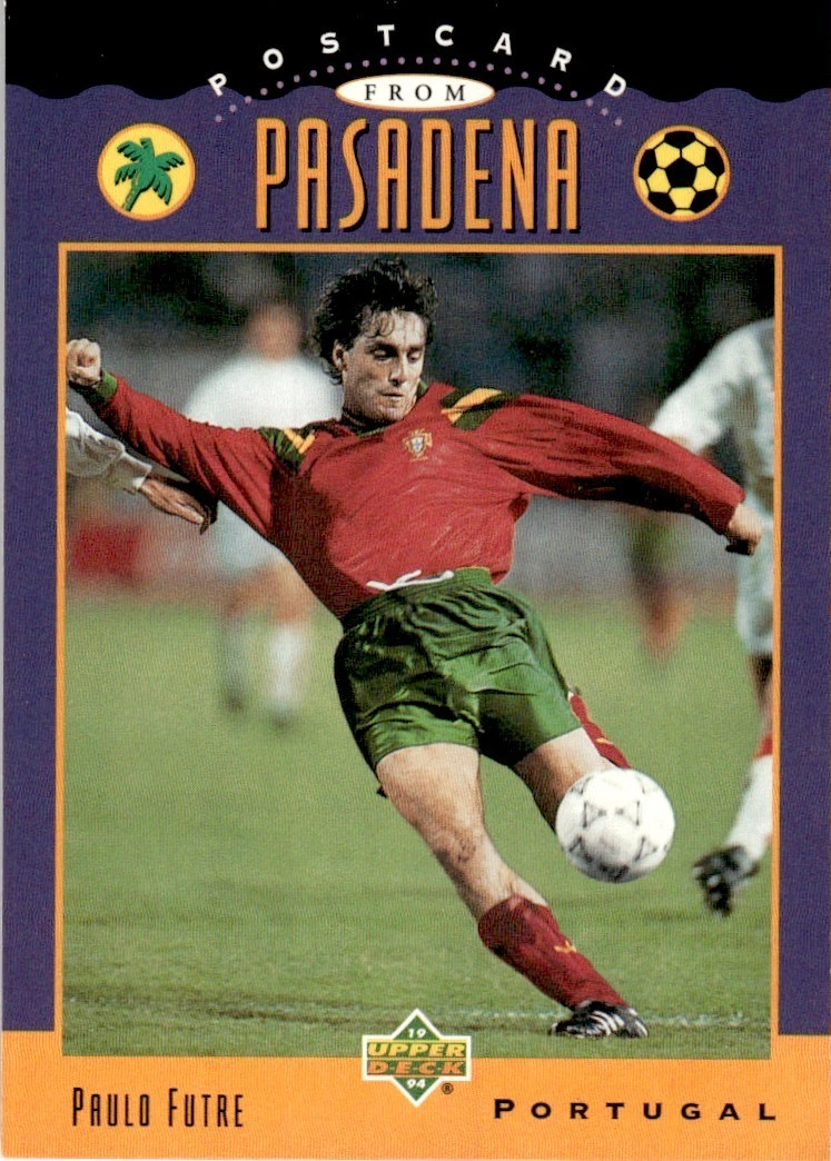 Carte à Collectionner Paulo Futre Gold 1996 – Premier League, Merlin, état NM/M