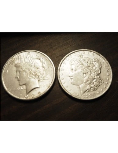 4) Four Morgan 1985, 1886 , 1887 , 1889, 1896 (AU-XF) SILVER DOLLARS