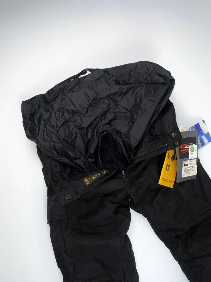 🚨 Calça Spidi Stormer H2OUT de veludo corrida carga motocicleta S Formula 1 preta - Imagem 3 de 4