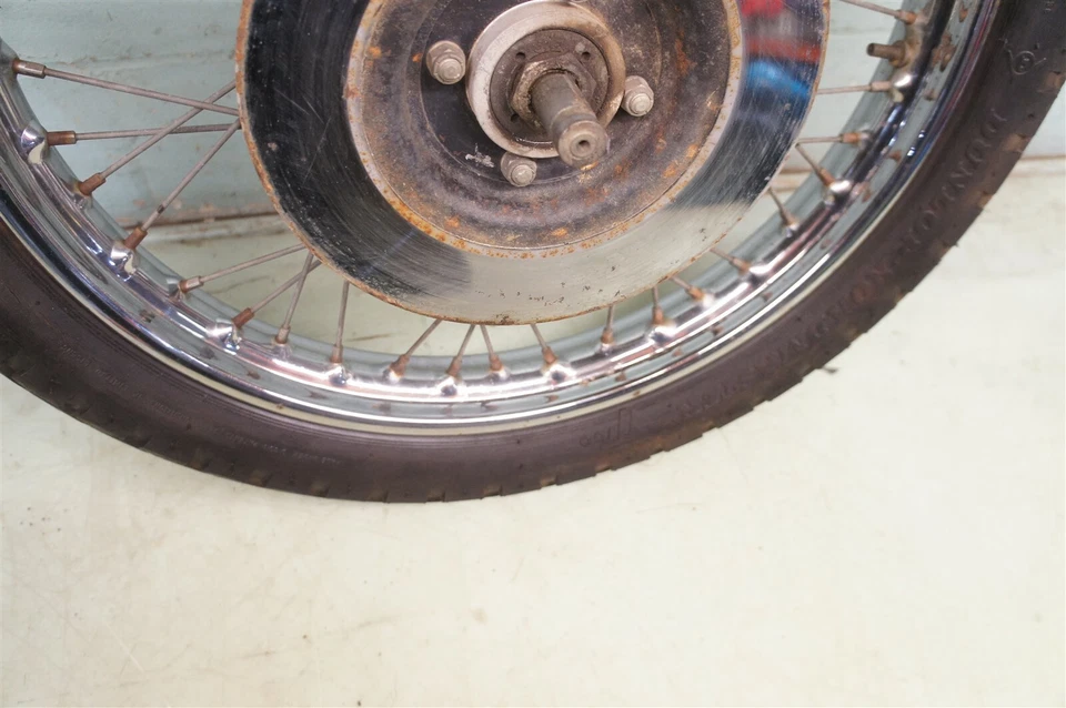 1974 Triumph Trident T150V T150 V 150 E T 750cc Triple *2572 FRONT WHEEL RIM  - Image 4 of 4